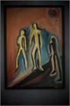 Современная живопись Картина Трое Художница Мария Вихрова