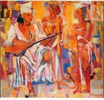 Современная живопись картина Египетский мотив художник Чаркин Серафим, современное искусство