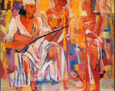 Современная живопись картина Египетский мотив художник Чаркин Серафим, современное искусство 